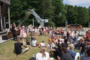 Pokaz baniek mydlanych na OWN-ie