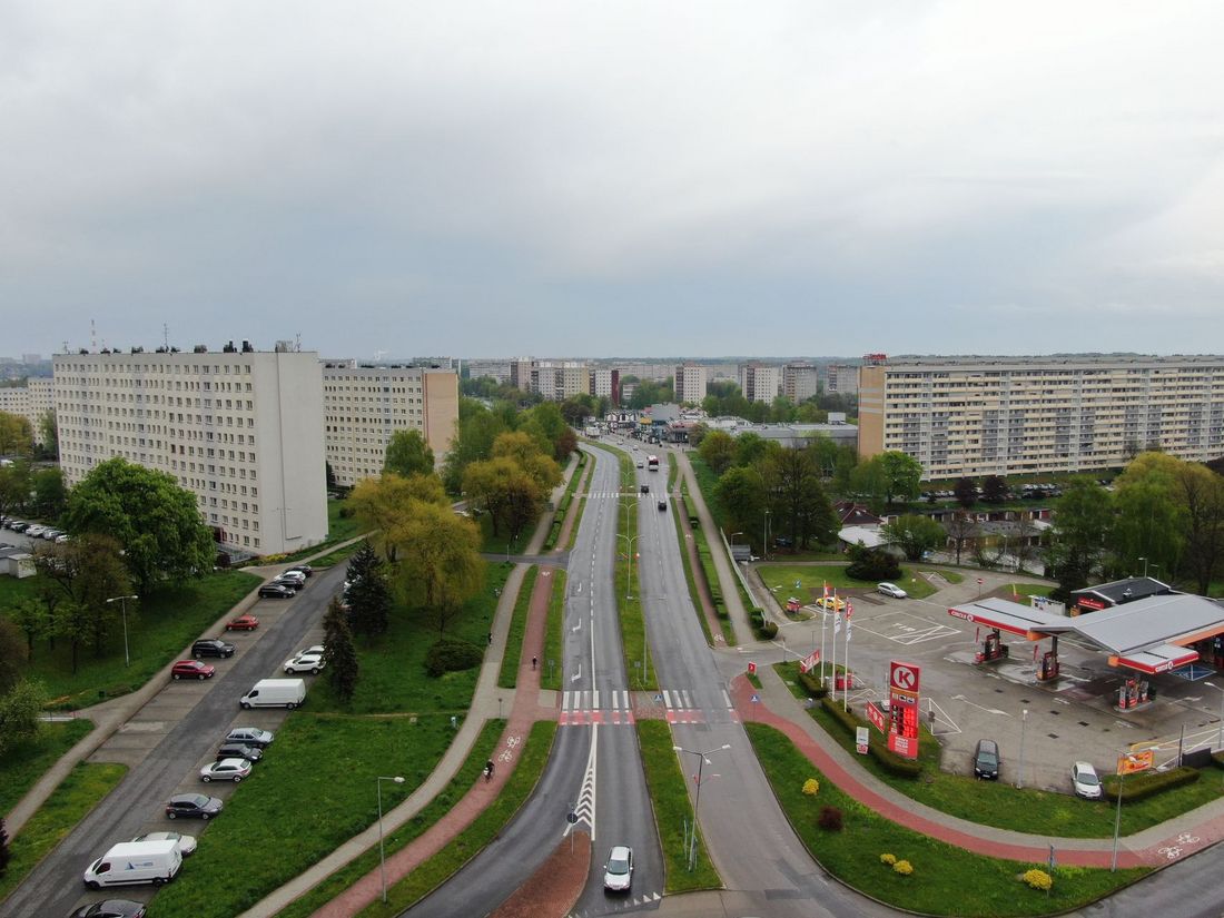 Zdjęcie przedstawia miasto Jastrzębie-Zdrój