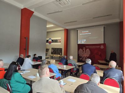 Przedstawiciel Urzędu Miasta podczas preklecji Dlaczego mówimy o bezpieczenstwie