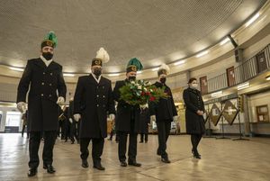 uroczystości upamiętniające śmierć górników podczas wypadku na kopalni jas mos