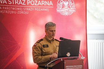 bryg. Daniel Lebiod przemawia