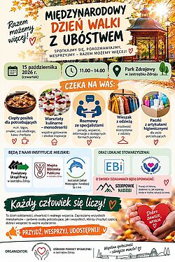 ops dzień ubóstwa w parku zdrojowym 15 października