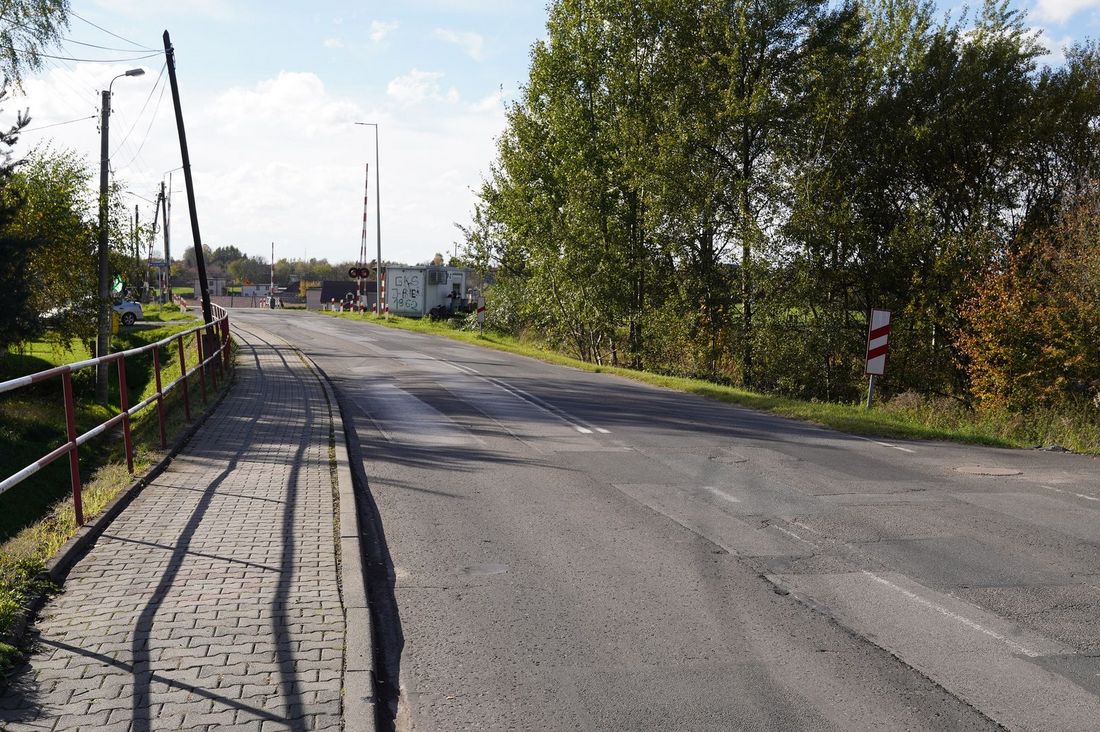 Zdjęcie przedstawia ul. Gagarina.
