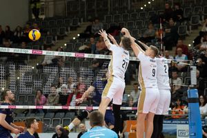 Blok naszych zawodników.