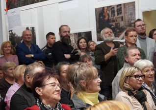 Publiczność podczas wystawy