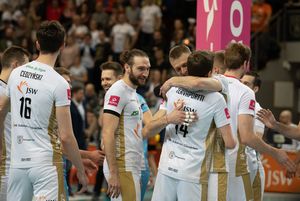 Radość po zakończonym meczu.