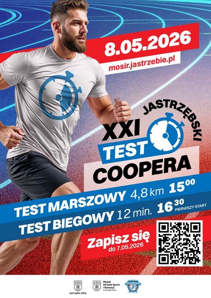 Kod QR do strony organizatora w dolnej, prawe części plakatu