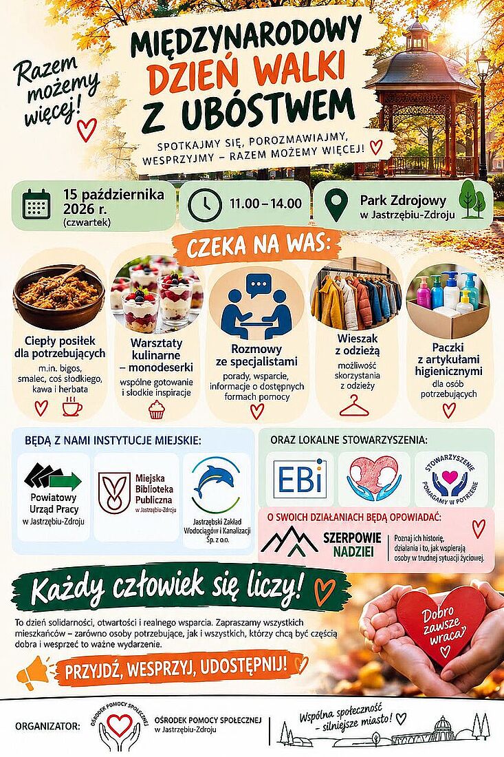 Plakat wydarzenia. Infromacje w tekście.