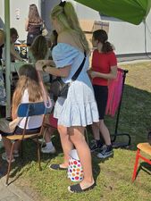 stoisko robienia warkoczyków