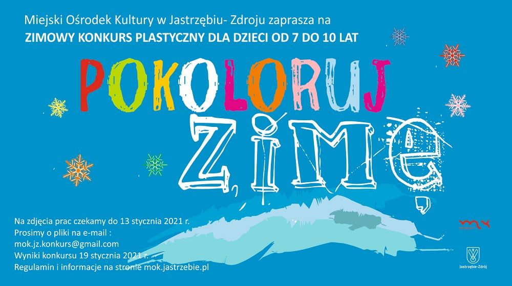 plakat konkursu plastycznego MOK