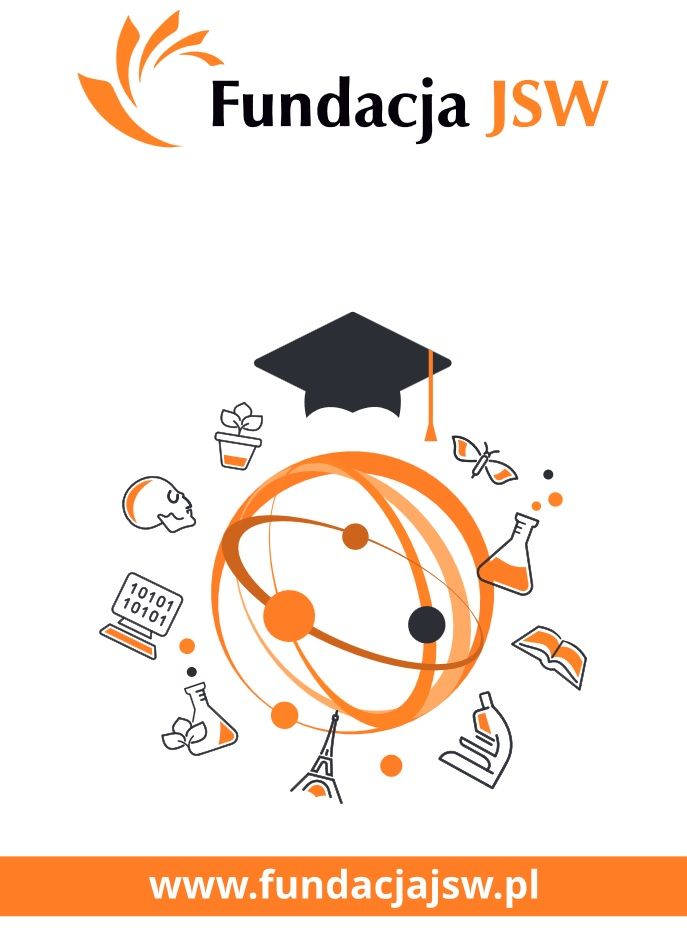 Grafika przedstawia logo Fundacji Jastrzębskiej Spółki Węglowej 