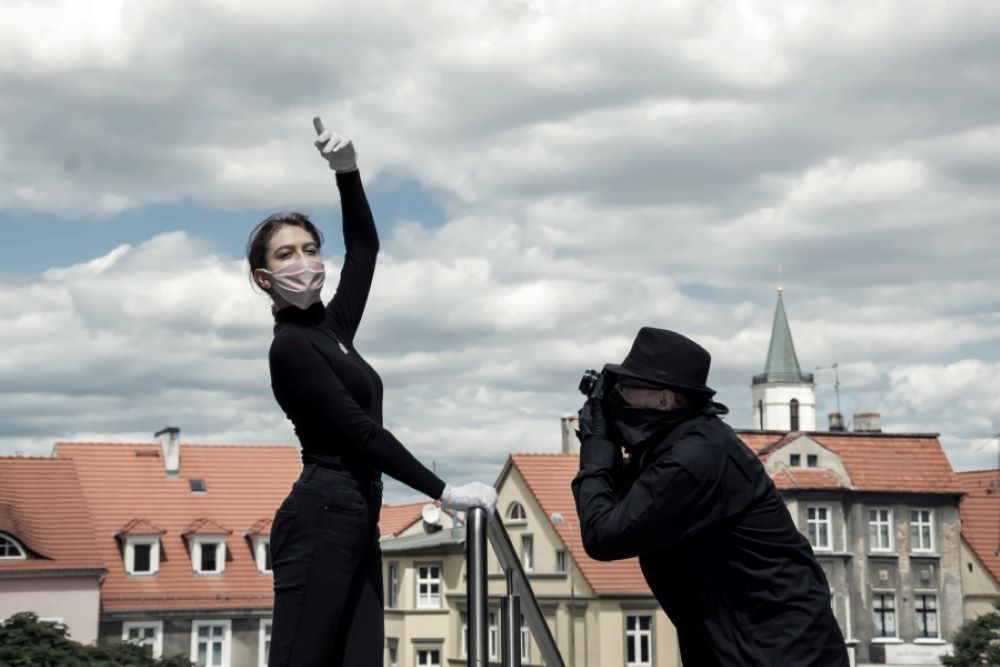 Baletnica i fotograf