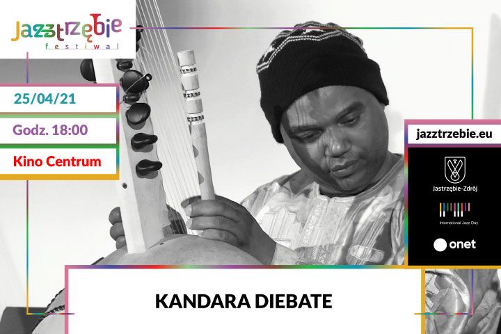 Plakat, zapraszający na koncert Kandary Diebate.