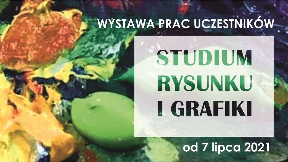 plakat wystawy studium rysunku i grafiki