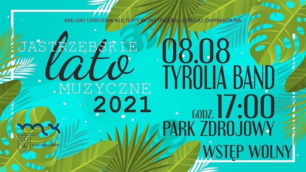 plakat koncertu tyrolia band