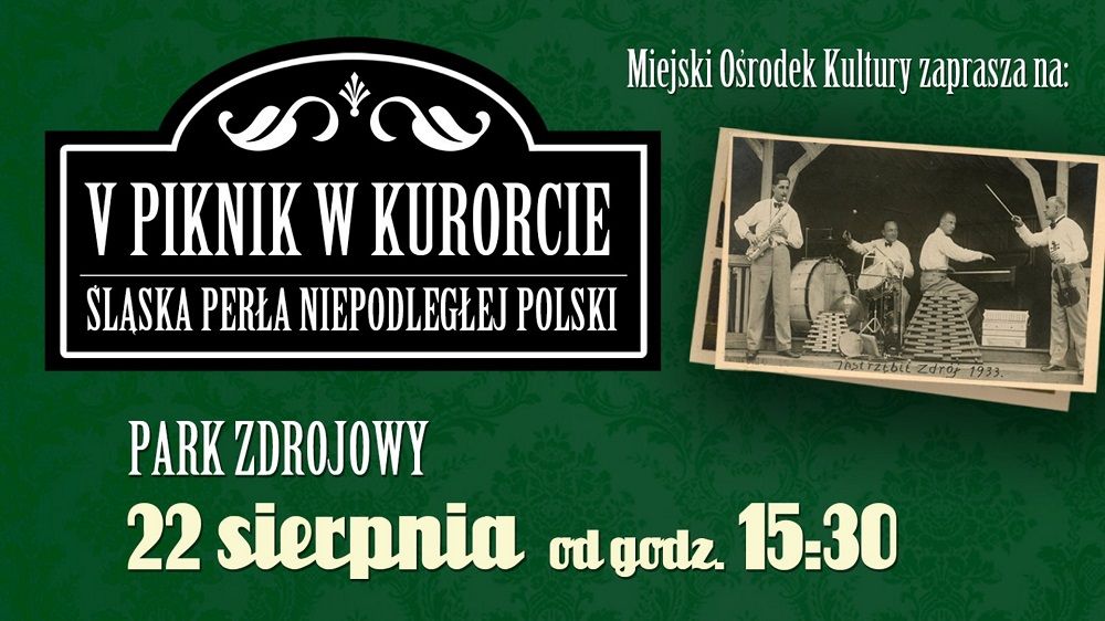 plakat V pikniku w kurorcie