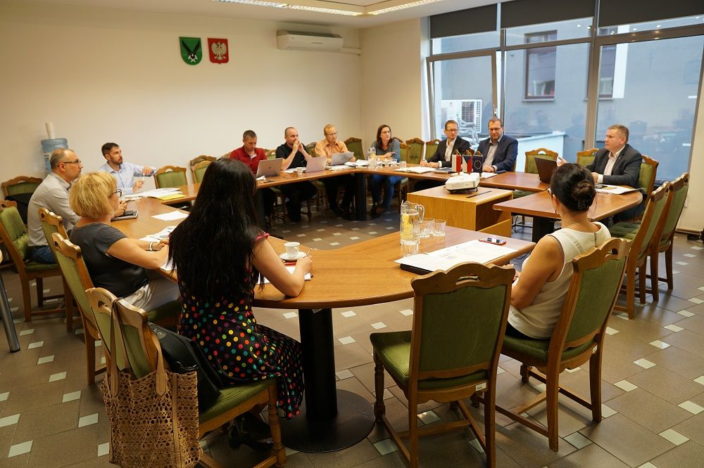 przedstawiciele projektu „Postindustrialne dziedzictwo pogranicza”.