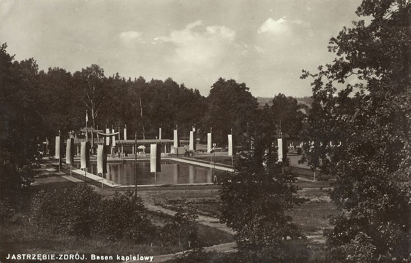 archiwalne zdjęcie basenu w Zdroju
