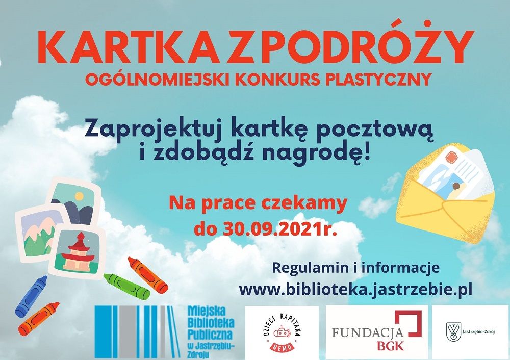 plakat konkursu kartka z podróży