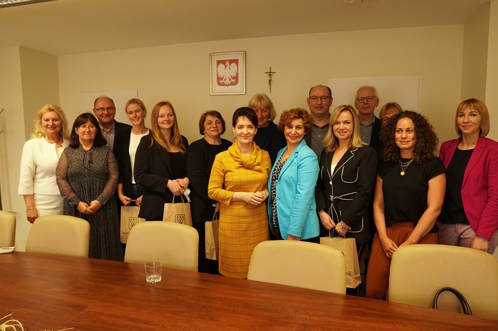 nauczyciele z Litwy i Niemiec z wizytą w Urzędzie Miasta