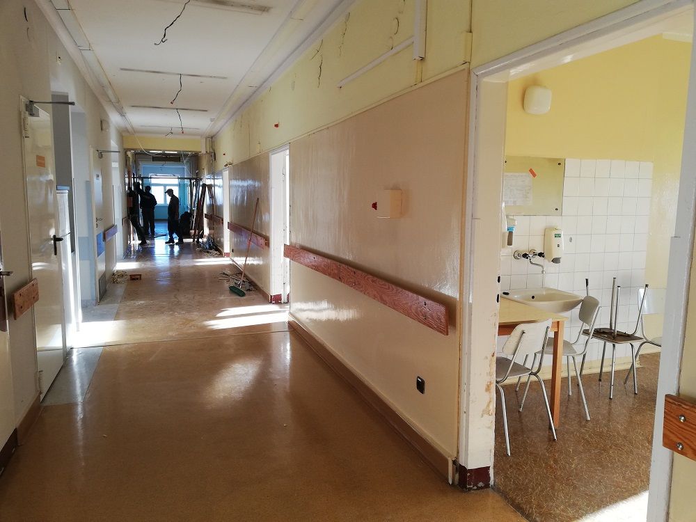 remontowany oddział neurochirurgii w jastrzębskim szpitalu