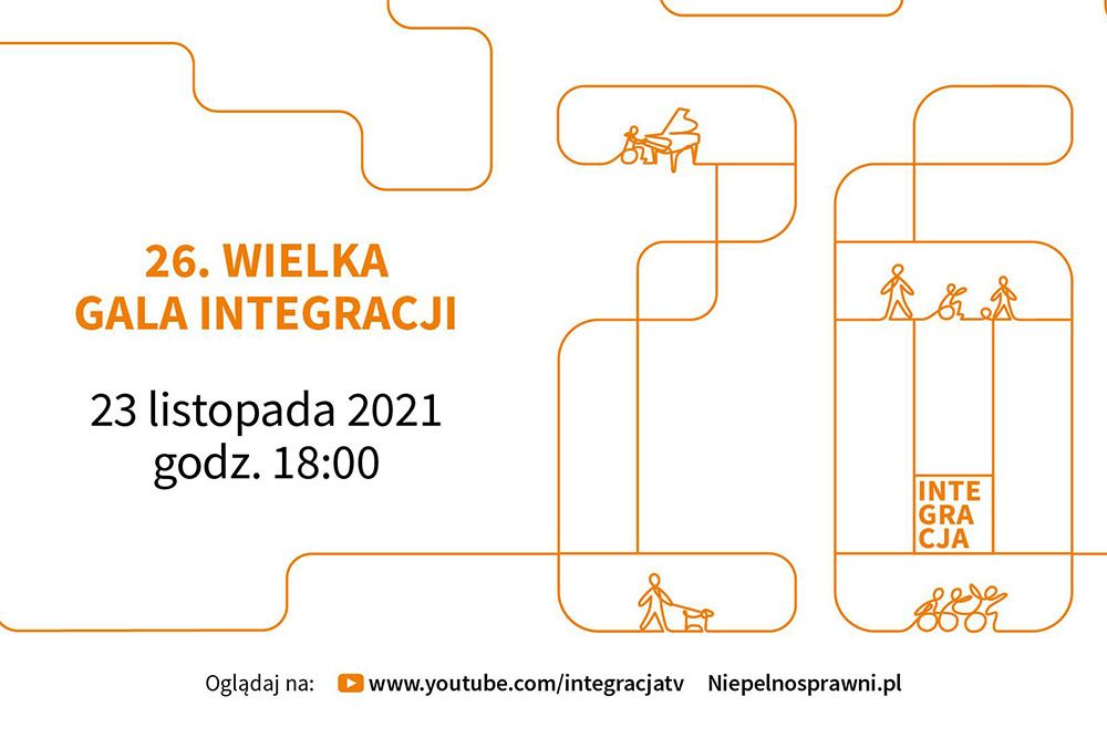 Grafika promująca Galę. Informacje powtórzone.