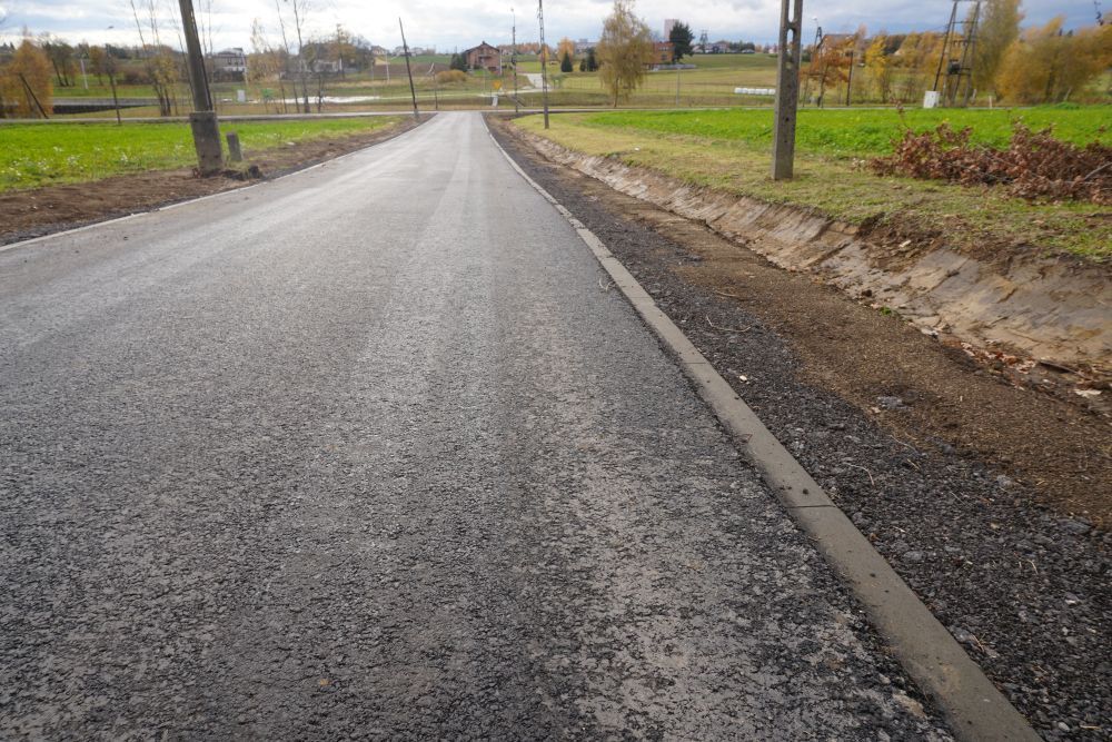 Nowa nawierzchnia na ulicy Myśliwskiej