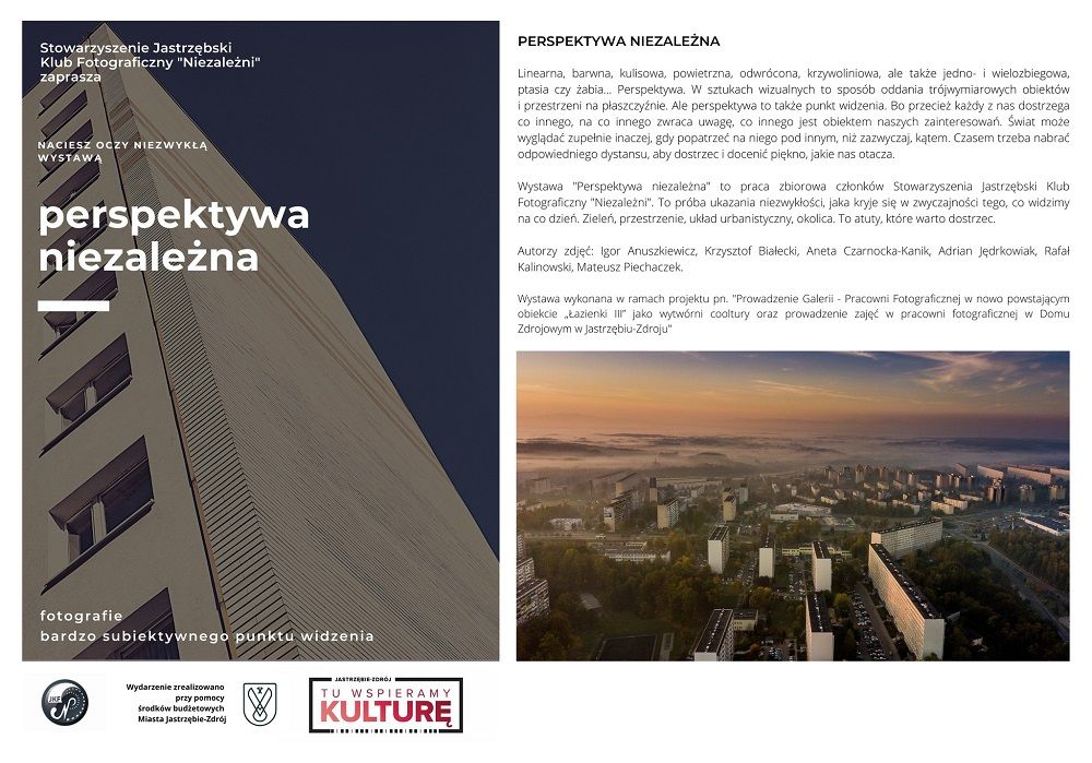 plakat wystawy Perspektywa niezależna