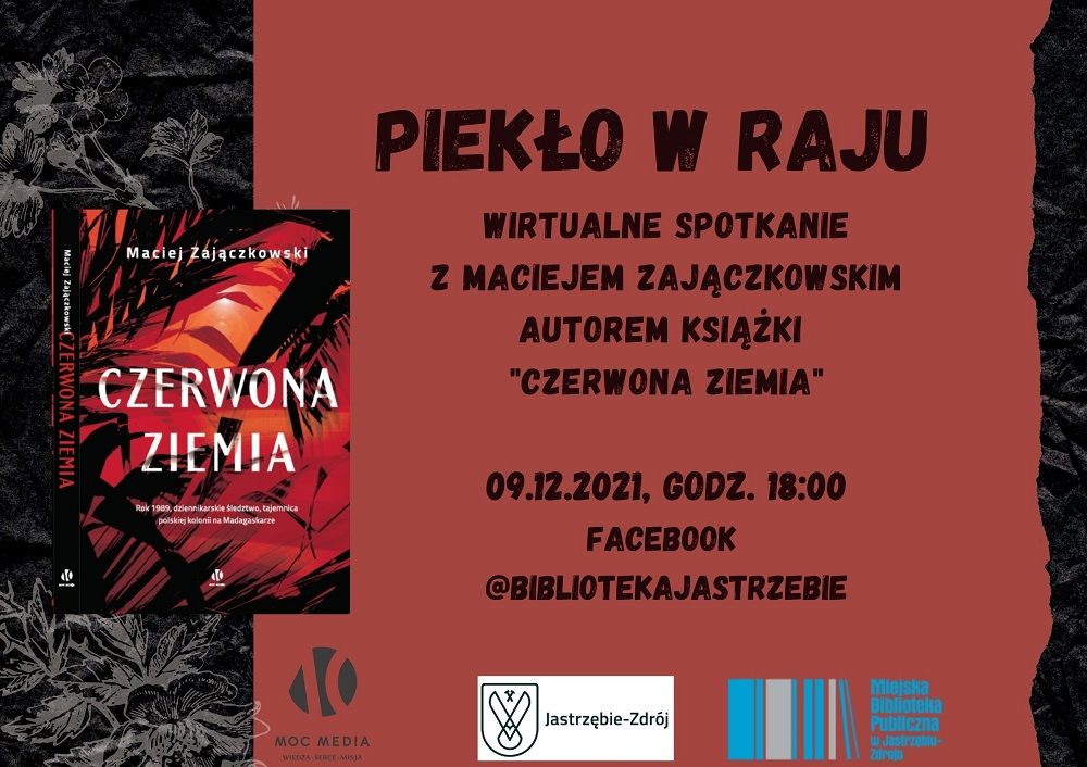 plakat spotkania autorskiego piekło w raju