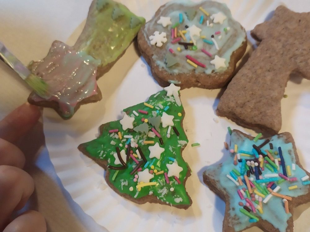 udekorowane ciasteczka