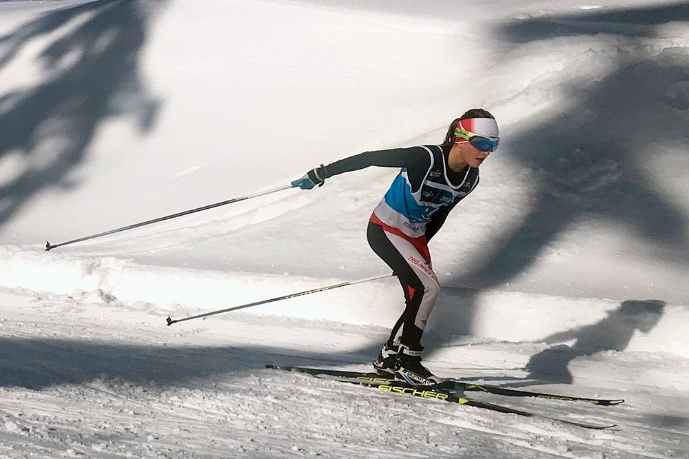 Zawodniczka na trasie.