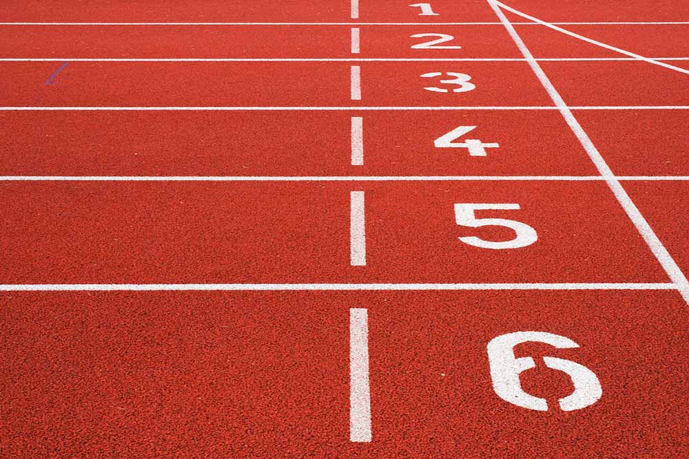 Bieżnia lekkoatletyczna.