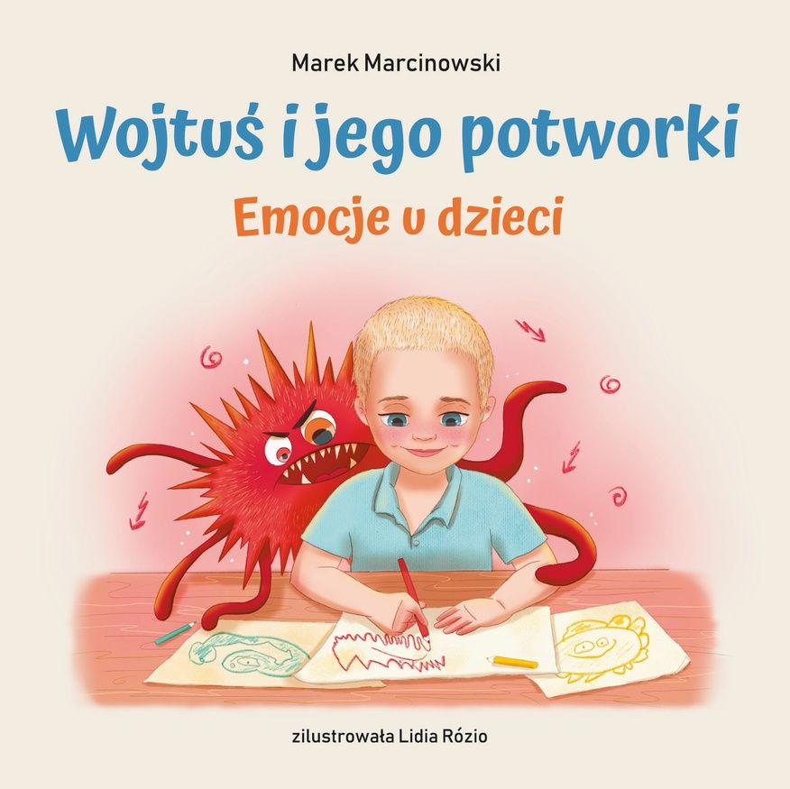 okładka książki "wojtuś i jego potwory"