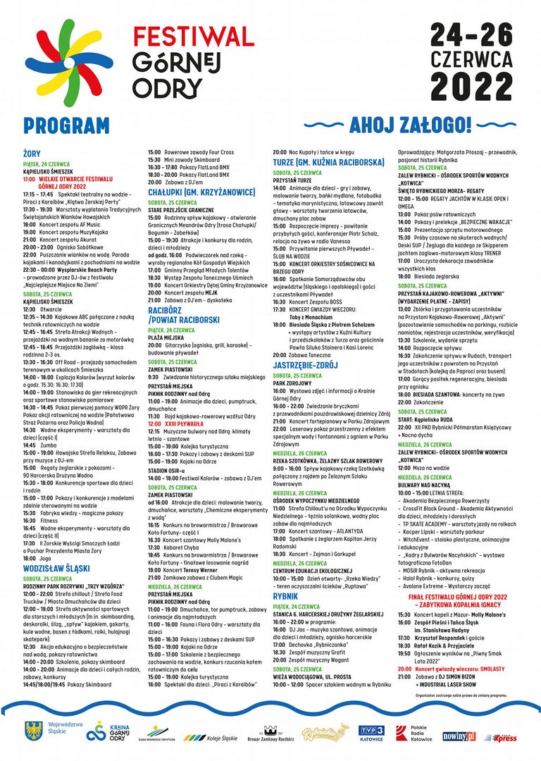 plakat festiwalu górnej odry