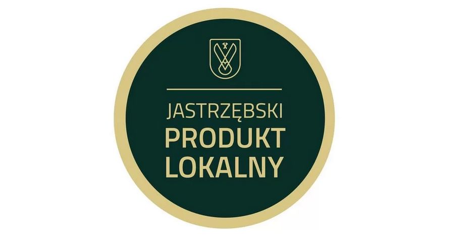 Baner z napisem Jastrzębski Produkt Lokalny