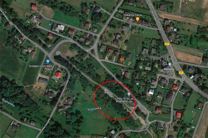 Mapa dojazdu.