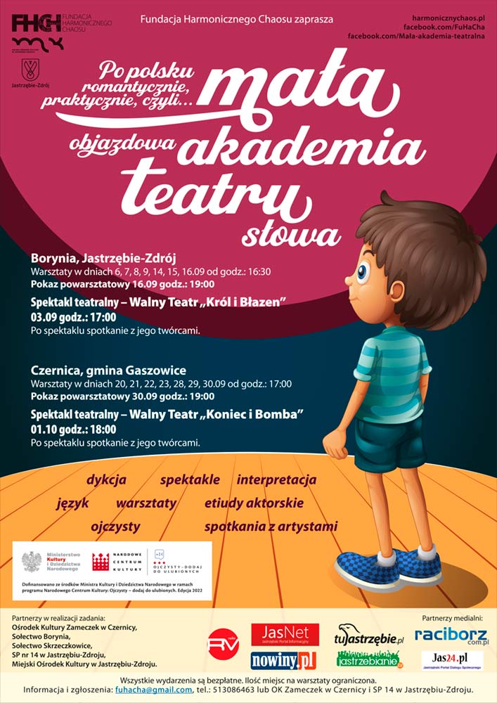 Plakat wydarzenia - informacje powtórzone.