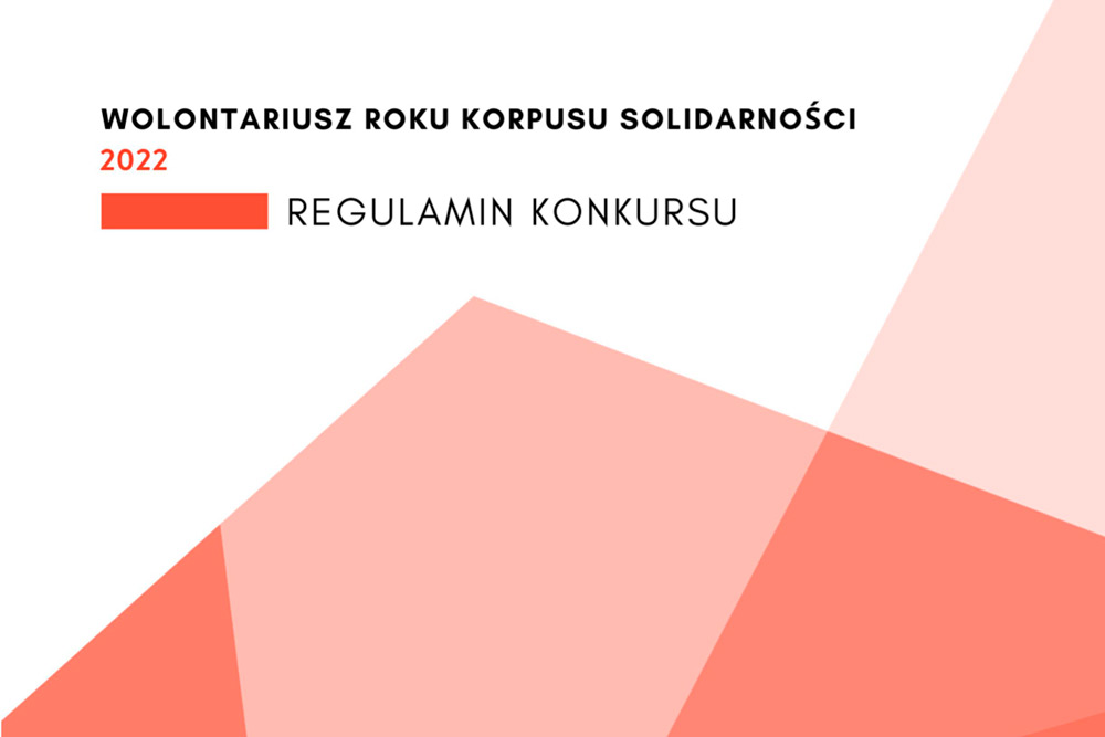 Pierwsza strona regulaminu konkursu.