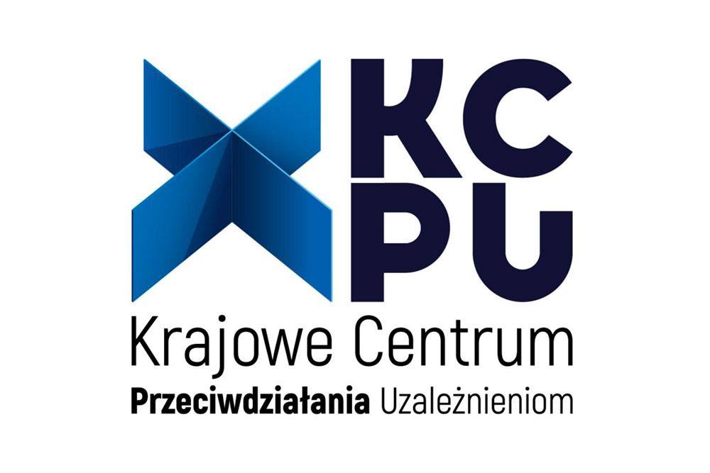 Logo Krajowego Centrum Przeciwdziałania Uzależnieniom.