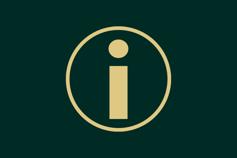 Informacja Prezydenta Miasta Jastrzębie-Zdrój. Znak z literą "i".