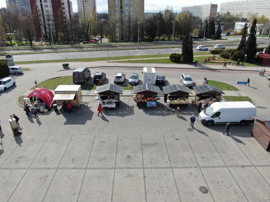 Zdjęcie przedstawia Plac WOŚP.