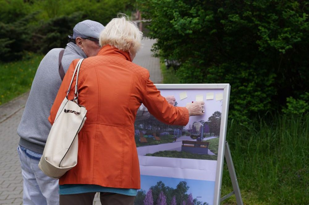 Głosowanie za parkiem kieszonkowym w Jarze Południowym.
