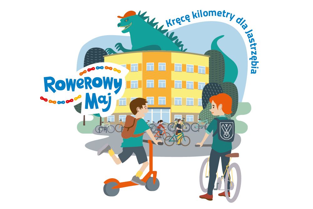 plakat rowerowy maj 