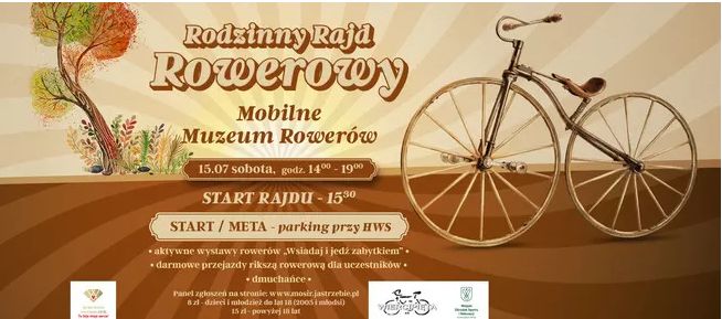 plakat rajdu rowerowego 