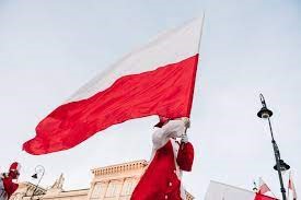 Zdjęcie przedstawia flagę Polski.