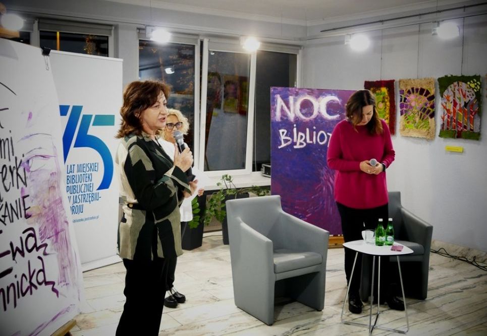 Zdjęcie przedstawia wydarzenie w ramach Nocy Bibliotek.