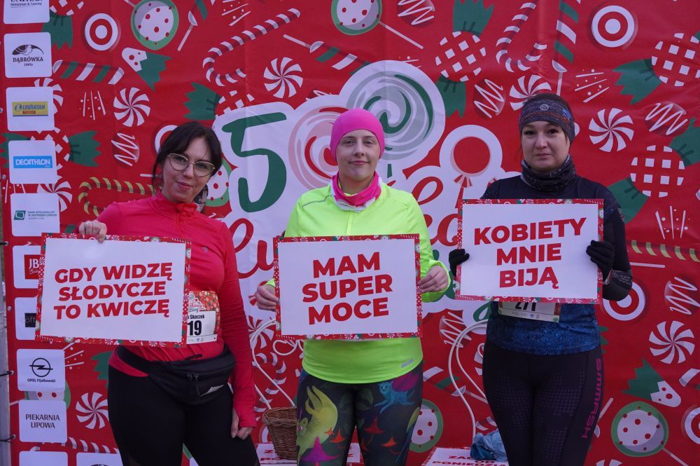 Zdjęcie przedstawia Bieg Cukierkowy w Jastrzębiu-Zdroju.