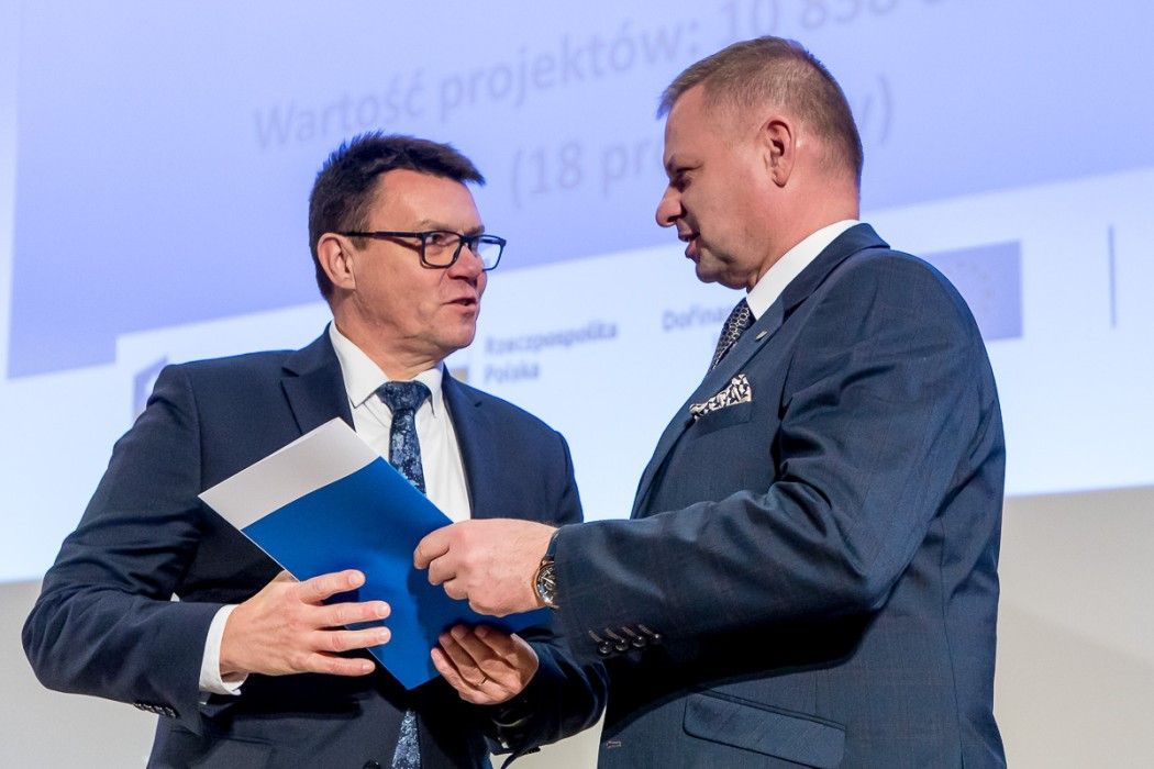 Zdjęcie przedstawia Wiceprezydenta Andrzeja Kobę.