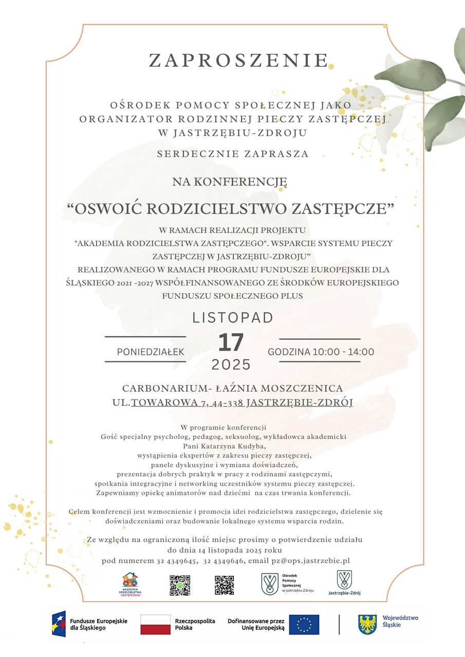 Fundusze Europejskie dla Śląskiego, Rzeczpospolita Polska, Dofinansowane przez Unię Europejską. Województwo Śląskie