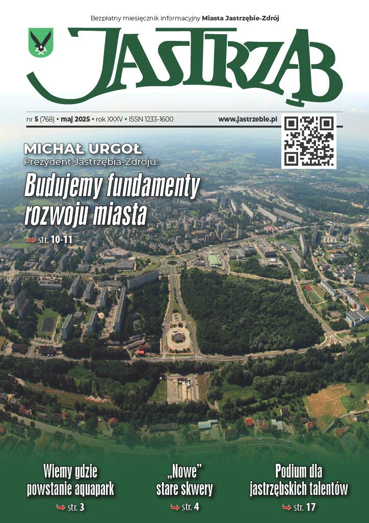 Okładka majowego wydania gazety Jastrząb